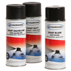 Hagmans Matt Svart/Vit