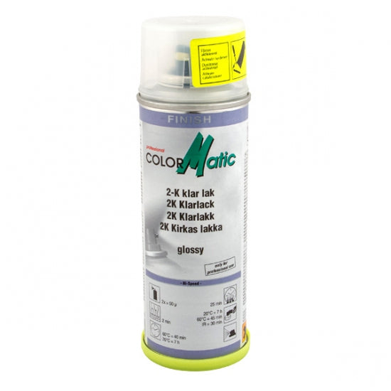 ColorMatic 2K klarlack 200 ml på spray