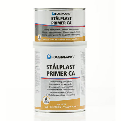Hagmans Stålplast Primer CA 0,8 L 2K epoxygrund med A- och B-komponent